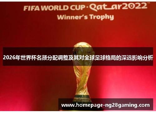 2026年世界杯名额分配调整及其对全球足球格局的深远影响分析